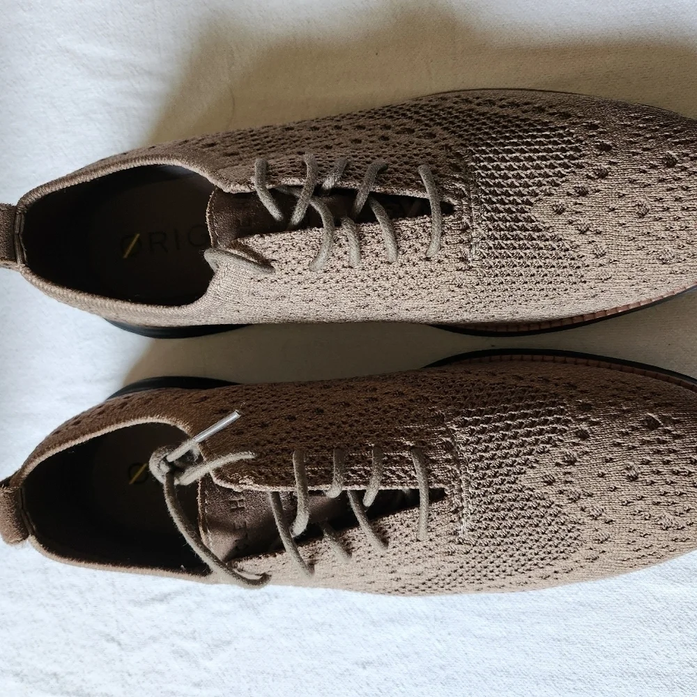 Cole Haan Original Grand Stitchlight Wingtip Oxford Choc Truffle Sz 8.5 Shoes‎
